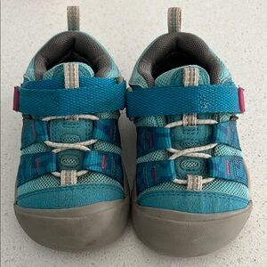 Kids Blue and Gray Shoes